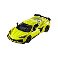 kolekciniai modeliukai - HOT WHEELS Corvette Z06 HMD48, geltona (Yellow) - 2 nuotrauka