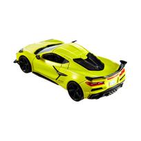 kolekciniai modeliukai - HOT WHEELS Corvette Z06 HMD48, geltona (Yellow) - 3 nuotrauka