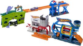 masineliu rinkinys hot wheels - Mattel Hot Wheels City išskleidžiamas žaidimų rinkinys (FJN34) - 6 nuotrauka