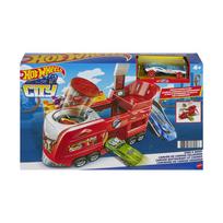 masineliu rinkinys hot wheels - Mattel Hot Wheels City išskleidžiamas žaidimų rinkinys (FJN34) - 13 nuotrauka