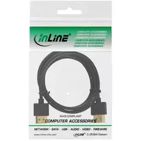 ethernet cable 5m - InLine Superslim 4K UHD Cable HDMI To HDMI 1.5m Black - 2 nuotrauka