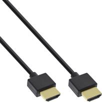 ethernet cable 5m - InLine Superslim 4K UHD Cable HDMI To HDMI 1.5m Black - 3 nuotrauka