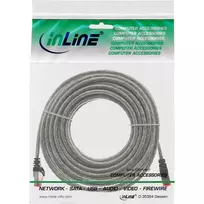 pvc tinklai - InLine Patchcord S/FTP, PiMF, Cat.6, PVC, przeźroczysty 20m (76420T) - 2 nuotrauka