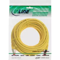 pvc tinklai - InLine Patchcord S/FTP, PiMF, Cat.6, PVC, geltona 50m (76455Y) - 2 nuotrauka