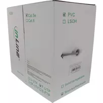 pvc tinklai - InLine Patchcabel F/UTP, Cat.5e, AWG26, CCA, PVC, 100m (72198) - 2 nuotrauka