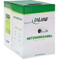 pvc tinklai - InLine Patchcabel F/UTP, Cat.5e, AWG26, CCA, PVC, 100m (72198) - 4 nuotrauka