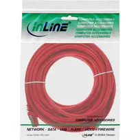 pvc tinklai - InLine Patchcord S/FTP, PiMF, Cat.6, PVC, raudona 30m (76430R) - 2 nuotrauka