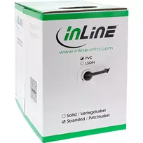 cat5 100m laidas - InLine 72099S - 100 m - Cat5e - SF/UTP (S-FTP) - Juodas - 3 nuotrauka