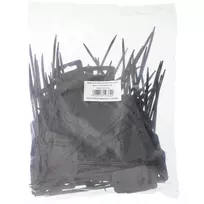 kabeliu zymejimas - Organizer InLine Opaski zaciskowe su miejscem na etykiete, długośc 200mm, szerokość 5mm, juoda, 100 sztuk (59967J) - 2 nuotrauka