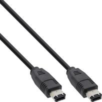 6 pin kabelis - InLine Kabelis FireWire 400 1394 6-pin męski - męski 10m (34010) - 3 nuotrauka