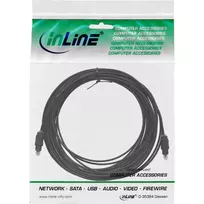optinis kabelis toslink - Kabelis InLine Toslink - Toslink 15m juoda (89916) - 3 nuotrauka