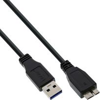 usb type b - Kabelis USB InLine Typ A męski - Micro B męski (35405) - 4 nuotrauka
