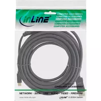 usb c laidas 4k - Kabelis USB InLine InLine Adapteris USB - DP - USB Typ C męski na DisplayPort męski (DP Alt Mode) 4K2K - juoda - 2m - 3 nuotrauka