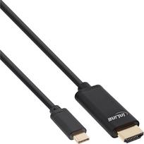 hdmi kabelis 2m 2.0 - Kabelis USB InLine USB HDMI, 2m, Juodas (64112) - 4 nuotrauka
