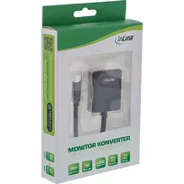 usb c mini displayport - Adapteris USB InLine USB-C DisplayPort Mini, 0.2m, Juodas (64105B) - 2 nuotrauka