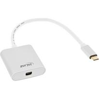 usb c mini displayport - Adapteris USB InLine USB-C DisplayPort Mini, 0.2m, Balta (64105S) - 3 nuotrauka