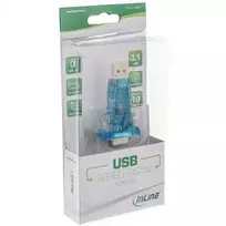 rs232 laidas - Adapteris USB InLine USB-RS232 Mėlyna (33304A) - 2 nuotrauka