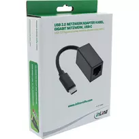 usb 3 0 gigabit ethernet adapter - Adapteris USB InLine® USB 3.0 Gigabit Ethernet tinklo adapterio laidas, USB Type-C kištukas - 2 nuotrauka