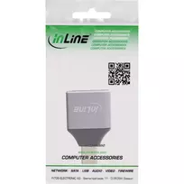 mini displayport 1.4 kabelis - Delock InLine DisplayPort 1.4 Adapteris, DisplayPort lizdas / Mini DisplayPort kištukas - 2 nuotrauka