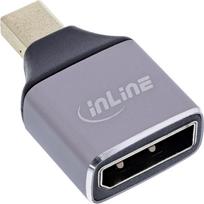 mini displayport 1.4 kabelis - Delock InLine DisplayPort 1.4 Adapteris, DisplayPort lizdas / Mini DisplayPort kištukas - 4 nuotrauka