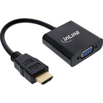 vaizdo keitiklis - InLine HDMI į VGA adapteris su garsu 65003B Juodas (Black) - 5 nuotrauka