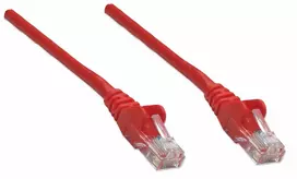 pvc tinklai - Intellinet CAT 5e UTP Patch Cable Red 5m - 2 nuotrauka