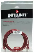 pvc tinklai - Intellinet CAT 5e UTP Patch Cable Red 5m - 3 nuotrauka