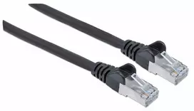 rj45 plug cat7 - Intellinet Patchkabel Cat6a-Stecker/Cat7-Rohkabel 15m sw - 4 nuotrauka