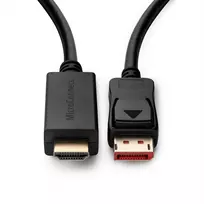 hdmi kabelis 2m 2.0 - Laidas MicroConnect Displayport to HDMI 1 x DisplayPort 1.4 Male, HDMI male, 2 m, juoda - 2 nuotrauka