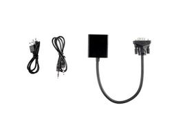 3.5mm male - Adapteris MicroConnect VGA - HDM wirh USB Power and Audio VGA/3.5mm/USB male, HDMI female, juoda - 4 nuotrauka