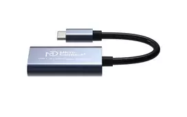 hdmi i c adapteris - Adapteris MicroConnect USB-C to HDMI USB-C male, HDMI female, 0.15 m, juoda - 2 nuotrauka