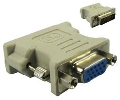 24 pin laidas - MicroConnect DVI-D į VGA 15-pin adapteris Juodas (Black) - 2 nuotrauka