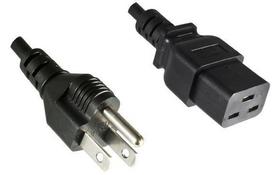 usa adapteriai - Microconnect PE110518 maitinimo kabelis C19 1.8m Juodas (Black) - 2 nuotrauka