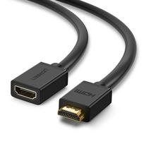 hdmi kabelis 2m 2.0 - Ugreen HDMI (female) to HDMI (male) 4K 60Hz 30AWG 2m Black - 2 nuotrauka