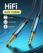 mini jack - Ugreen 10688 Mini jack cable 3.5mm AUX Blue - 2 nuotrauka