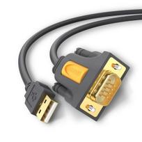 rs232 laidas - UGREEN USB į RS232 Serijinis Kabelis DB9 Juodas (Black) - 2 nuotrauka