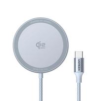 magnetinai pakrovejai - Ugreen W753 MagFlow 25W Qi2, Pilka (Grey) - 2 nuotrauka