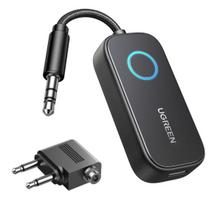 3.5 mm jack - UGREEN CM671 Bluetooth 5.3 siųstuvas-imtuvas, 3,5 mm mini lizdas, 300 mAh + lėktuvo adapteris - 3 nuotrauka