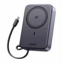 ugreen usb c - Ugreen PB567, 20000mAh, 30W, Qi2, pilkas (grey) - 3 nuotrauka