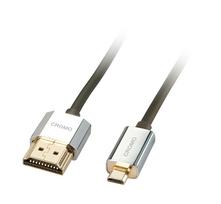 hdmi kabelis 2m 2.0 - Lindy 41682 - 2 m - HDMI Type A (Standard) - HDMI Type D (Micro) - 3840 x 2160 pikselių - 3D - Juodas - 2 nuotrauka