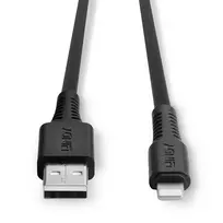 lightning to usb a cable - Lindy USB To Apple Lightning Cable 0.5m Black - 3 nuotrauka