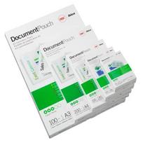laminato plevele - Laminavimo vokeliai GBC, 54x86 mm, 125 mik., blizgūs, 100 vnt. - 3 nuotrauka