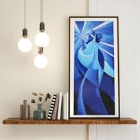rusain blue - Deimantinė mozaika Diamond Dotz Blue Madonna DQ13.002, mėlyna - 4 nuotrauka