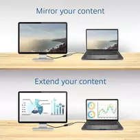 usb c laidas 4k - ACT USB-C to DisplayPort female adapter, 4K @ 60Hz, kabelio ilgis 0.15m, aliuminio housing USB-C - DP 4K @60HZ CONVERTER (AC7030) - 3 nuotrauka