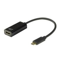 type c i usb a - ACT AC7310 Videokabel-Adapteris 0,15 m USB Typ-C HDMI Typ A (Standard) Juodas (AC7310) - 5 nuotrauka