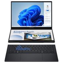 asus zenbook 14 16gb - ASUS Zenbook Duo UX8406CA-QL055W, Core Ultra 9 285H, 16 GB, 1 TB, 14", OLED, Windows 11 Home, Grey (Pilkas) - 14 nuotrauka