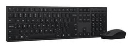 wireless mouse keyboard - Lenovo 4X31R64345 Belaidė Klaviatūra su Pele, Juoda (Black) - 3 nuotrauka