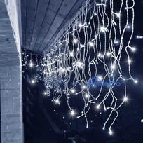lauko girlianda - 300 LED kalėdinė lauko girlianda, Springos, 25,5 m, mėlyna - 7 nuotrauka
