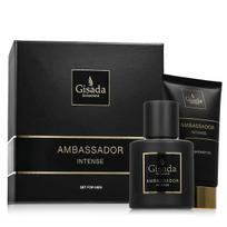 dusas - Gisada Ambassador Intense dovanų rinkinys EDP purškiklis 50ml + dušo želė 100ml - 2 nuotrauka