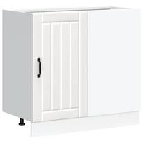 vidaXL Virtuvės apatinė spintelė Lucca, balta (White)